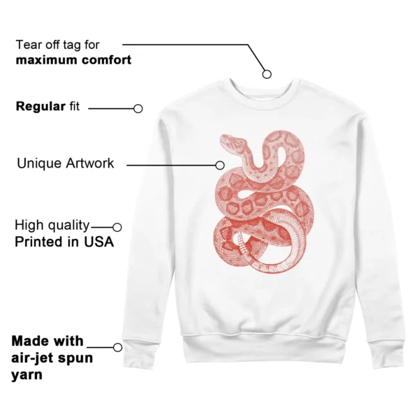 Python Snake Sweatshirt to Match Nike Air Zoom GT Cut Cross Features