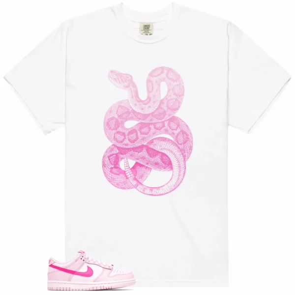 Python Snake Shirt to Match Nike Dunk Low Triple Pink