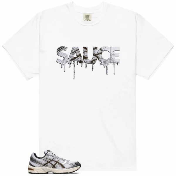 Sauce Shirt to Match ASICS Gel-1130 White Clay Canyon