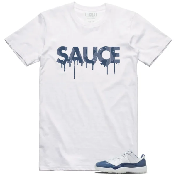 Sauce Shirt to Match Jordan 11 Diffused Blue