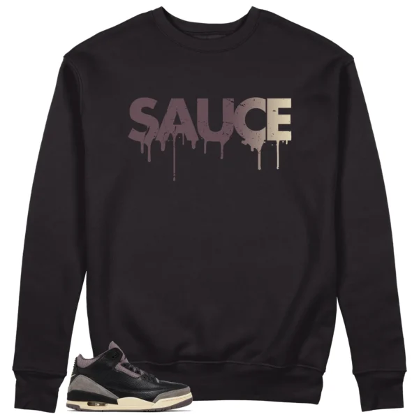 Sauce Sweatshirt to Match Jordan 3 While You Were Sleeping