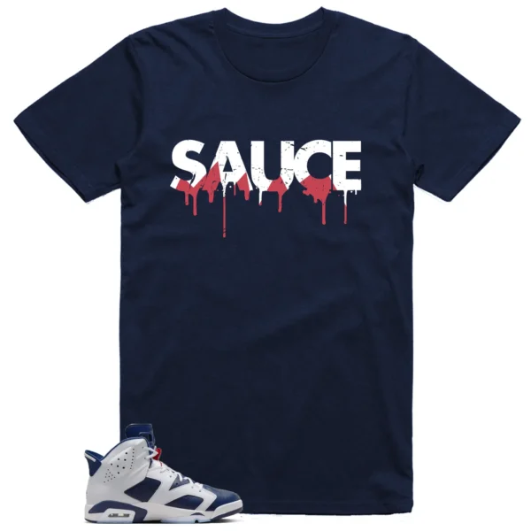 Sauce Shirt to Match Jordan 6 Olympic