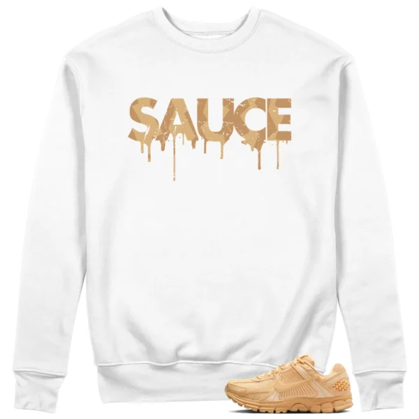 Sauce Sweatshirt to Match Nike Air Zoom Vomero 5 Celestial Gold