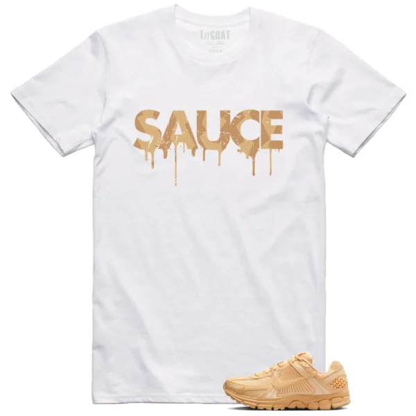 Nike Air Zoom Vomero 5 Celestial Gold Matching T-shirt Sauce