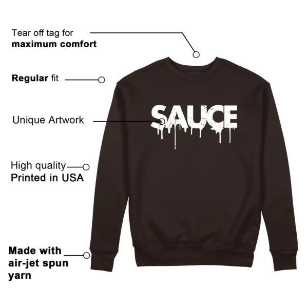 Sauce Sweatshirt to Match Nike Dunk Low Next Nature Baroque Brown Features