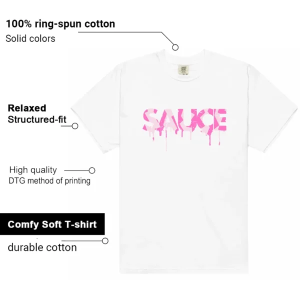 Sauce Shirt to Match Nike Dunk Low Triple Pink Features