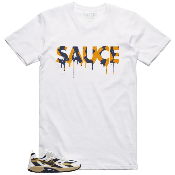 WMNS Nike Jam White Midnight Navy Gold Matching T-shirt Sauce