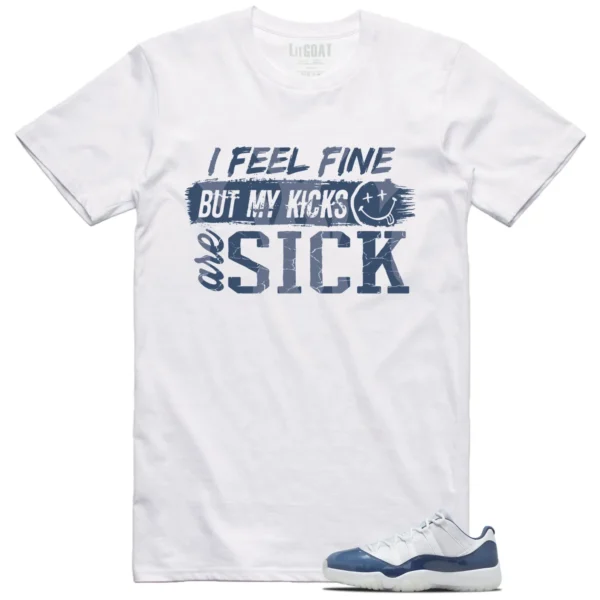 Sick Kicks Shirt to Match Jordan 11 Diffused Blue