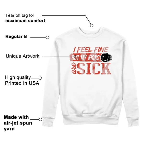 Sick Kicks Sweatshirt to Match Nike Air Zoom GT Cut Cross Features