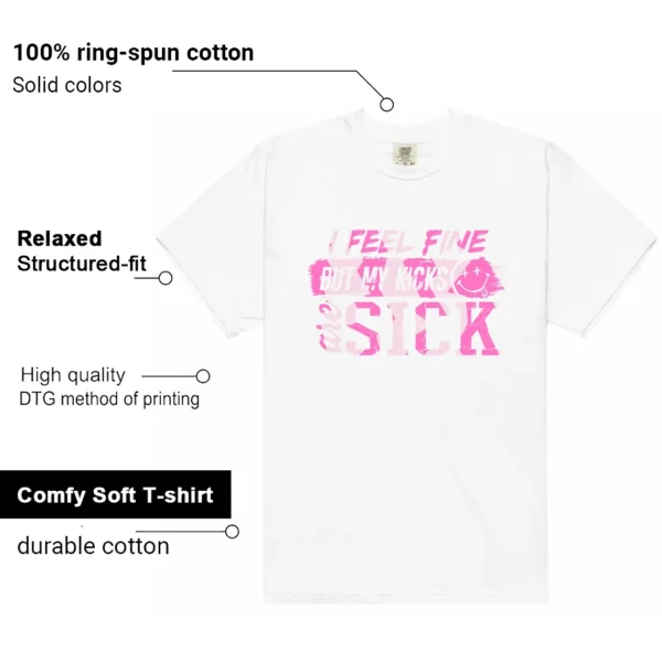 Sick Kicks Shirt to Match Nike Dunk Low Triple Pink Features