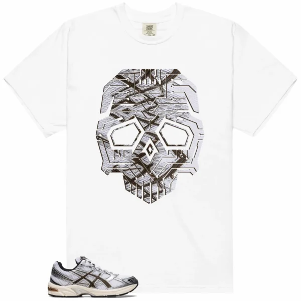 Skull Shirt to Match ASICS Gel-1130 White Clay Canyon