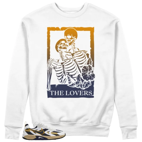 The Lovers Sweatshirt to Match WMNS Nike Jam White Midnight Navy Gold