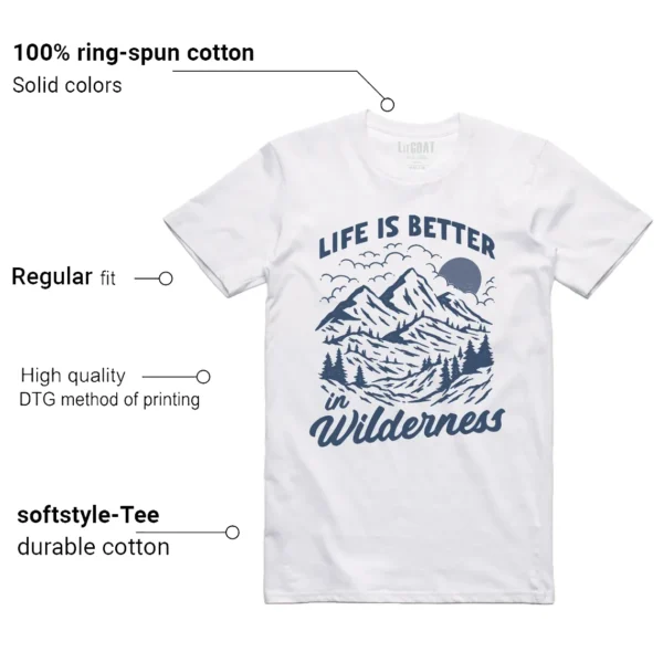 Wilderness Shirt to Match Jordan 11 Diffused Blue Features