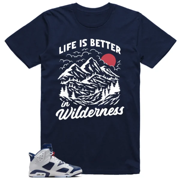 Wilderness Shirt to Match Jordan 6 Olympic