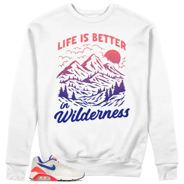 Wilderness Sweatshirt to Match Nike Air Max 180 Ultramarin 2024