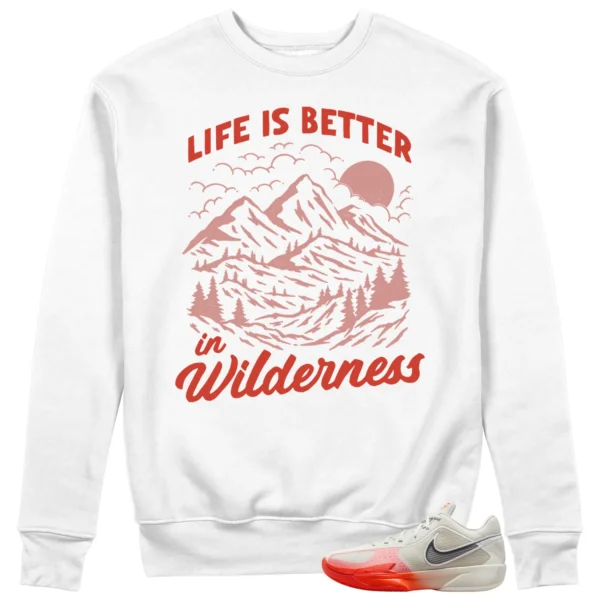 Wilderness Sweatshirt to Match Nike Air Zoom GT Cut Cross