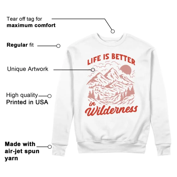 Wilderness Sweatshirt to Match Nike Air Zoom GT Cut Cross Features