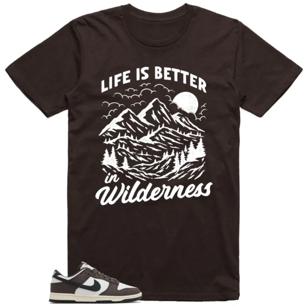 Wilderness Shirt to Match Nike Dunk Low Next Nature Baroque Brown