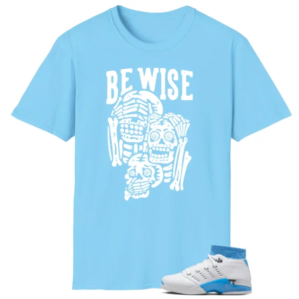 Air Jordan 17 Low UNC 2024 Matching T-shirt Be Wise