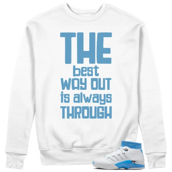 Best Way Sweatshirt to Match Jordan 17 Low UNC 2024