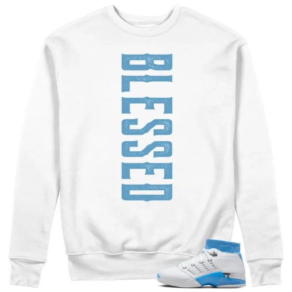 Blessed Sweatshirt to Match Jordan 17 Low UNC 2024