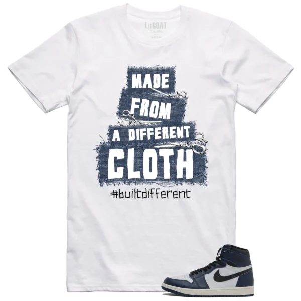 Jordan 1 High OG Midnight Navy Matching T-shirt Built Different