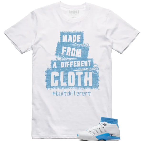 Jordan 17 Low UNC 2024 Matching T-shirt Built Different