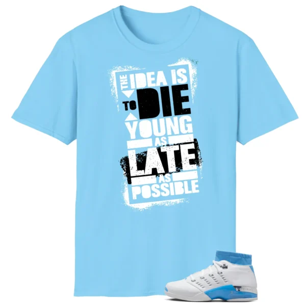 Air Jordan 17 Low UNC 2024 Matching T-shirt Die Young