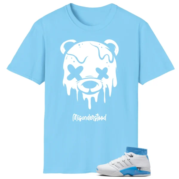 Air Jordan 17 Low UNC 2024 Matching T-shirt Drippy Bear