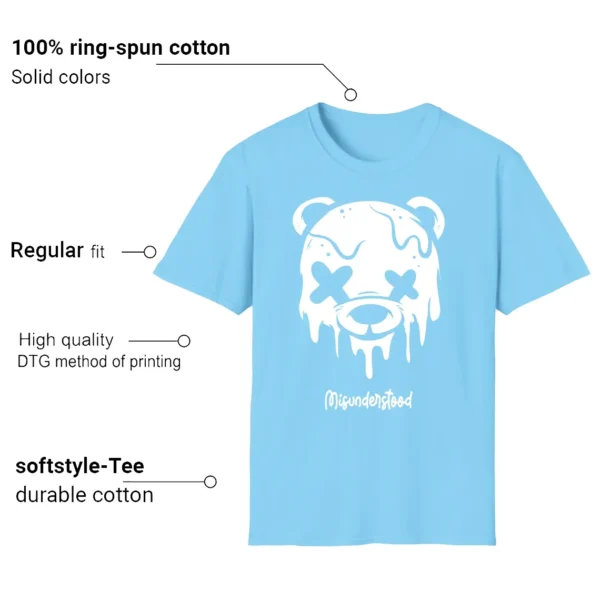 Air Jordan 17 Low UNC 2024 Matching T-shirt Drippy Bear Features