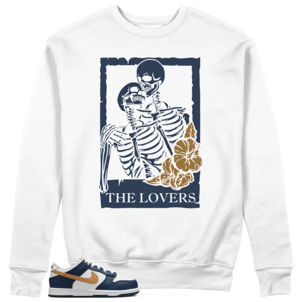 Halloween Lovers Sweatshirt to Match Nike Dunk Low Midnight Navy Wheat