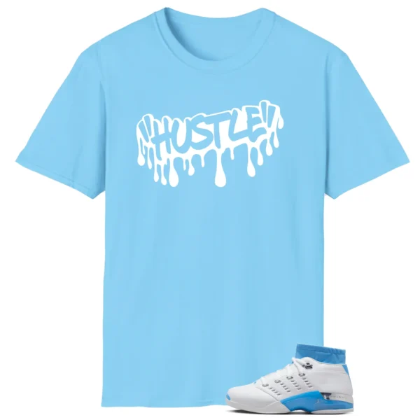 Air Jordan 17 Low UNC 2024 Matching T-shirt Hustle