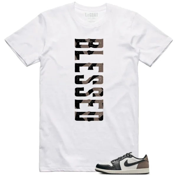 Blessed Tee | Jordan 1 Retro Low OG Mocha Match