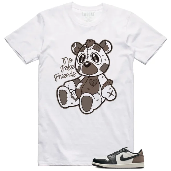 Fake Friends Tee for Jordan 1 Retro Low OG Mocha Fans