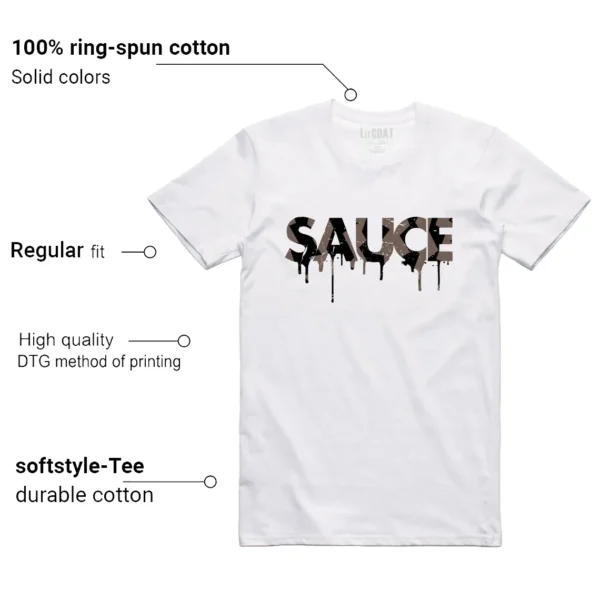 Sauce Tee to Match Your Jordan 1 Retro Low OG Mocha Features