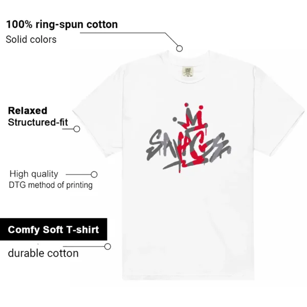 Savage Style Shirt for Jordan 3 Cement Grey Lovers Features