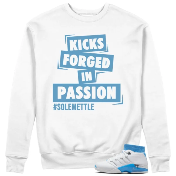 Kicks Passion Sweatshirt to Match Jordan 17 Low UNC 2024