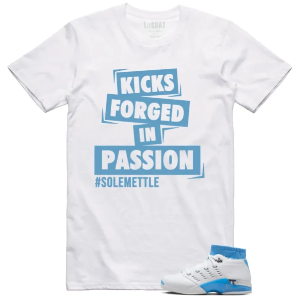 Jordan 17 Low UNC 2024 Matching T-shirt Kicks Passion