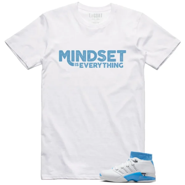 Jordan 17 Low UNC 2024 Matching T-shirt Mindset