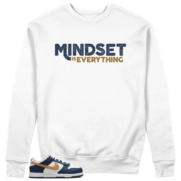 Mindset Sweatshirt to Match Nike Dunk Low Midnight Navy Wheat