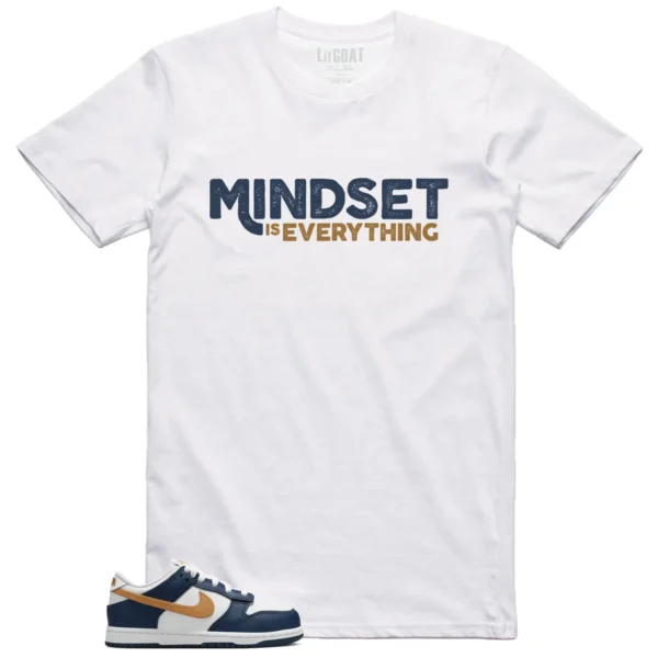 Nike Dunk Low Midnight Navy Wheat Matching T-shirt Mindset