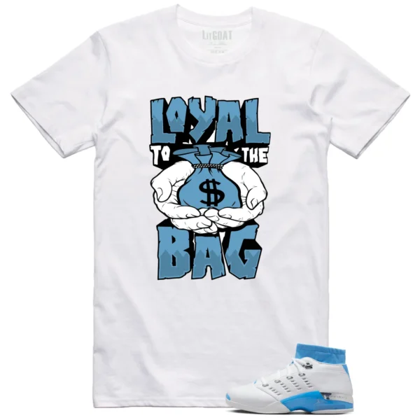 Jordan 17 Low UNC 2024 Matching T-shirt Money Loyalty