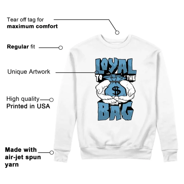 Money Loyalty Sweatshirt to Match Jordan 17 Low UNC 2024 Features