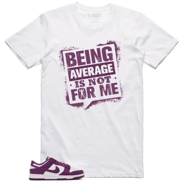 Nike Dunk Low White Viotech Matching T-shirt Not For Me