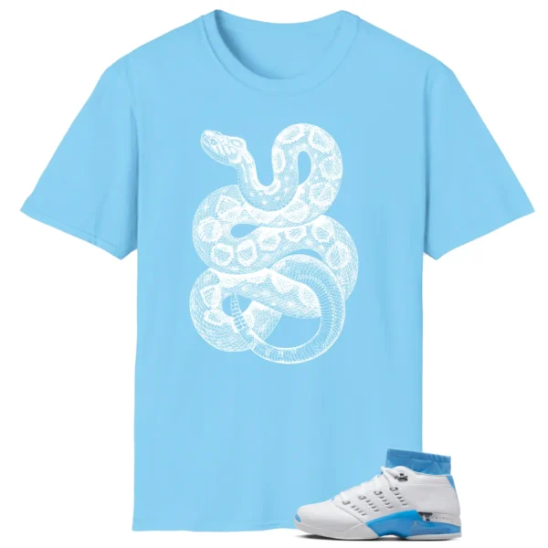 Air Jordan 17 Low UNC 2024 Matching T-shirt Python-Snake