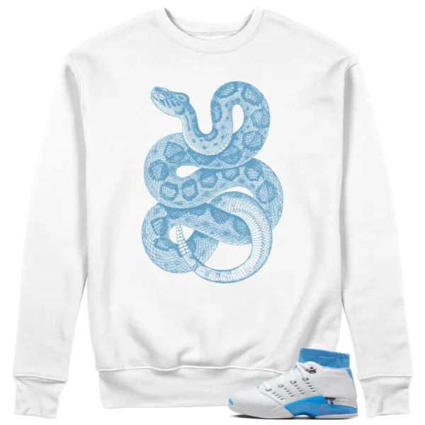 Python-Snake Sweatshirt to Match Jordan 17 Low UNC 2024