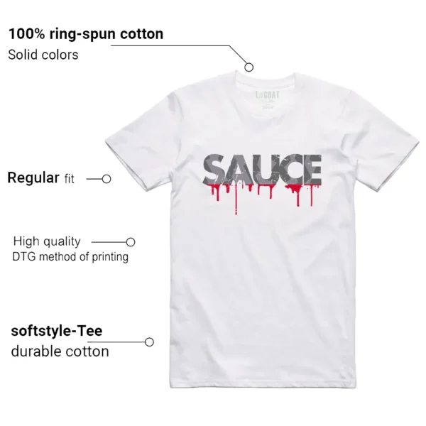 Jordan 3 Cement Grey Matching T-shirt Sauce Features