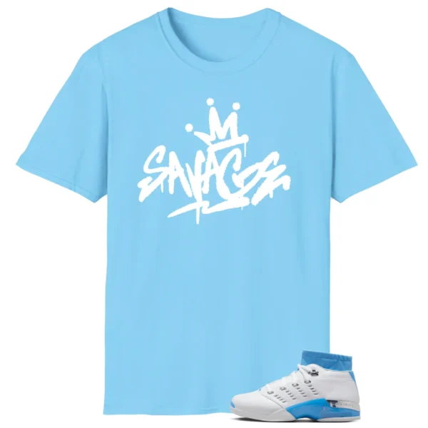 Air Jordan 17 Low UNC 2024 Matching T-shirt Savage