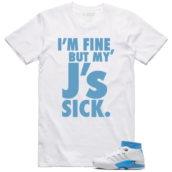 Jordan 17 Low UNC 2024 Matching T-shirt Sick Js