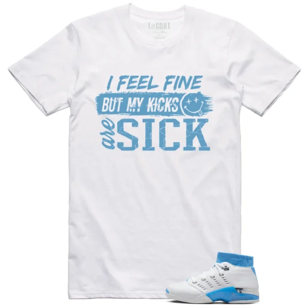 Jordan 17 Low UNC 2024 Matching T-shirt Sick Kicks